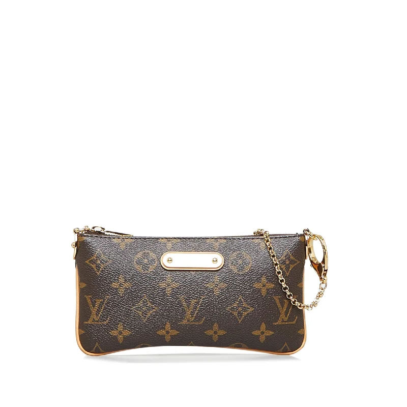 Large capacity travel bagsLouis Vuitton Pochette Milla MM Monogram Canvas