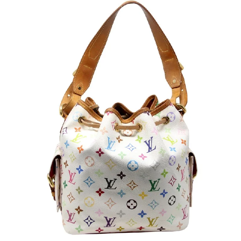 Luxury bags with exotic skinsLouis Vuitton Petit Noe Monogram Canvas Takashi Murakami Shoulder Bag LV-B0923P-0006