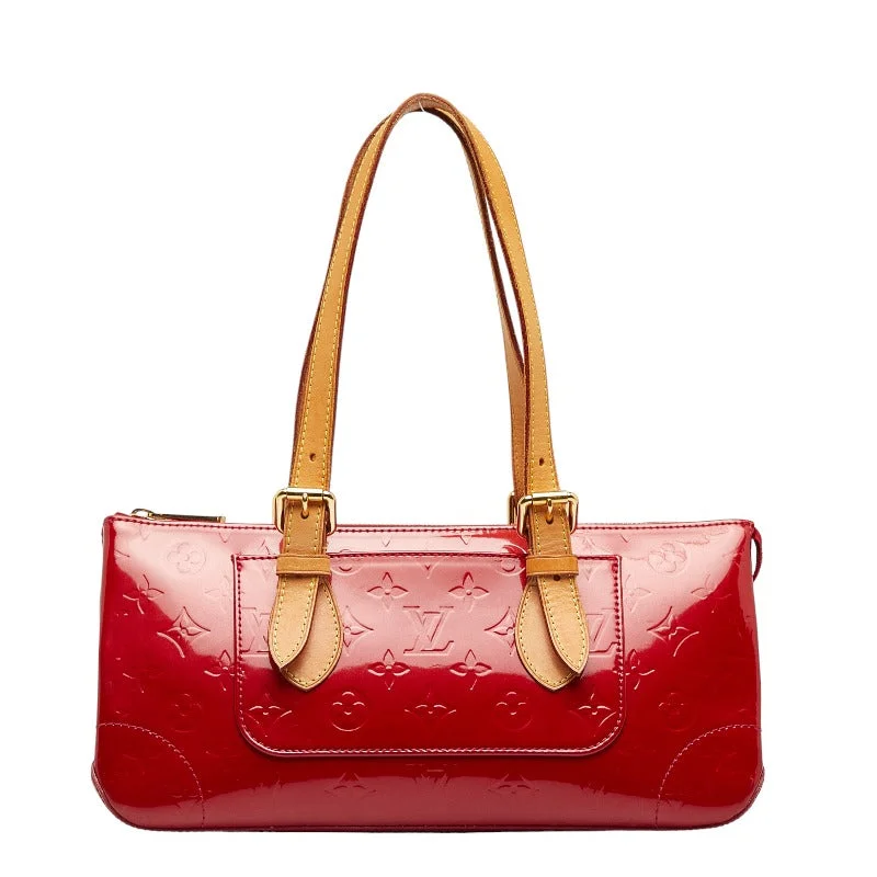 Trendy transparent PVC bagsLouis Vuitton Rosewood Avenue in Monogram Vernis Red M93507