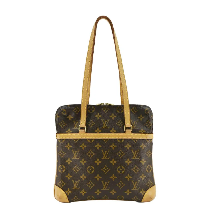 High-quality leather messenger bagsLOUIS VUITTON Sac Coussin Monogram Canvas Shoulder Bag Brown