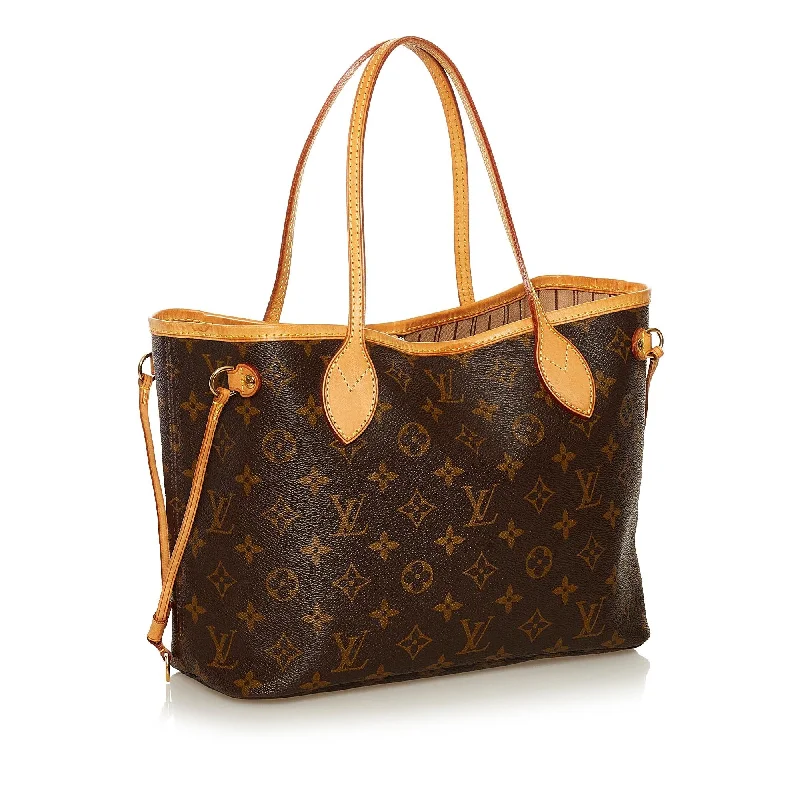 Vegan leather handbagsLouis Vuitton Monogram Neverfull PM 36284)