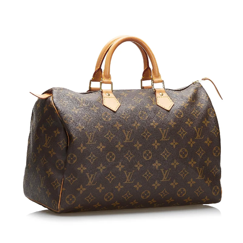 Minimalist leather handbagsLouis Vuitton Monogram Speedy 35 (36881)