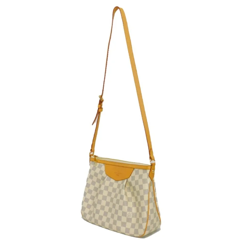 Top-rated backpack brandsLOUIS VUITTON Shoulder Bag Syracuse PM Logo Crossbody White Natural Damier Azur Ivory N41113 Men's Women's