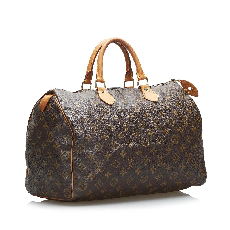 Compact crossbody bags for travelLouis Vuitton Monogram Speedy 35 (jagmU5)