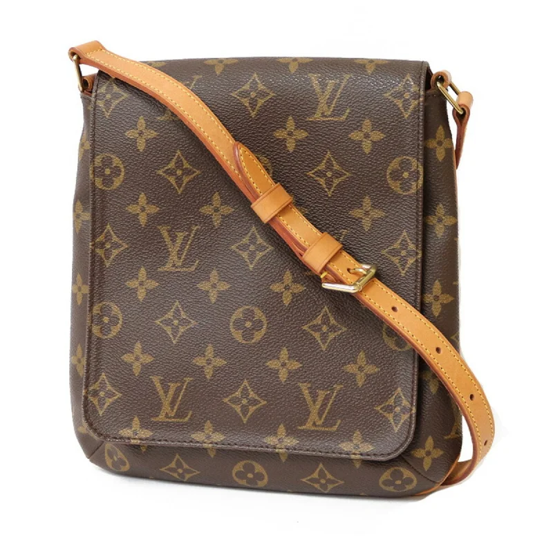 Luxury handbags 2025LOUIS VUITTON Shoulder Bag Monogram Musette Salsa M51387 Brown Women's Canvas