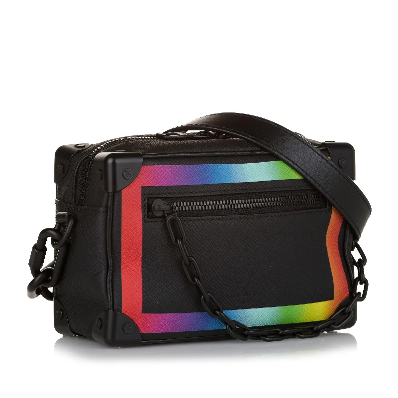 Affordable designer bag dupesLouis Vuitton Taiga Rainbow Soft Trunk (35504)