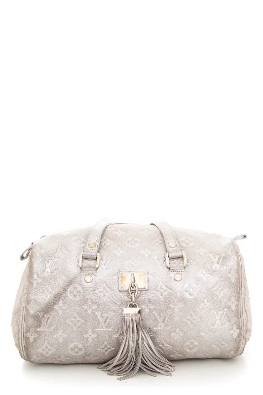 Designer bags with top handlesLouis Vuitton Silver Comete Limited Edition Handbag