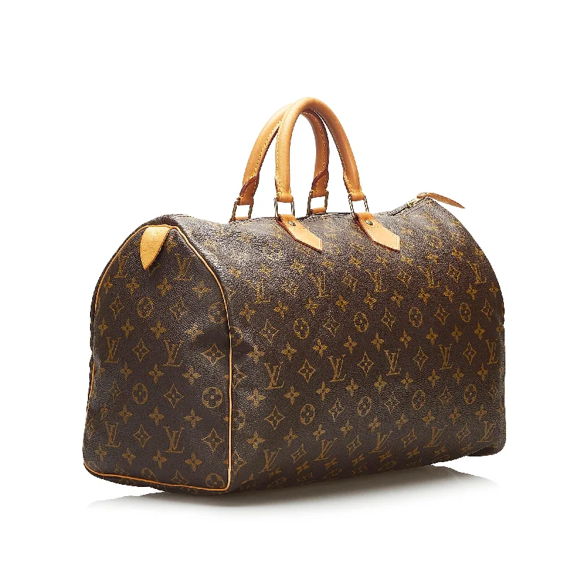 Designer bags with gold hardwareLouis Vuitton Monogram Speedy 40 (37000)