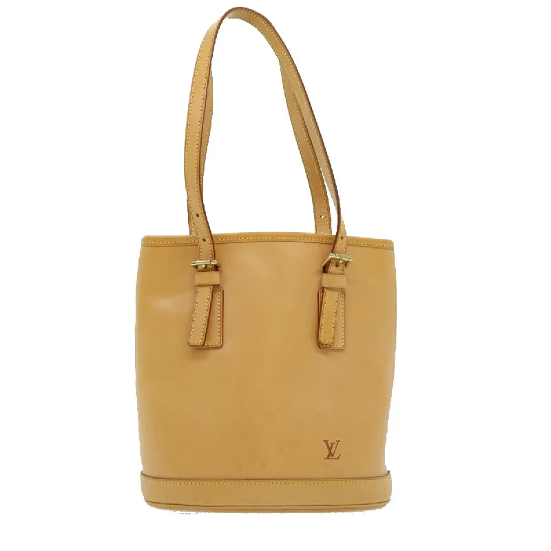 Compact crossbody bags for travelLOUIS VUITTON Nomad Bucket PM Shoulder Bag Beige M85001 LV Auth 30531A