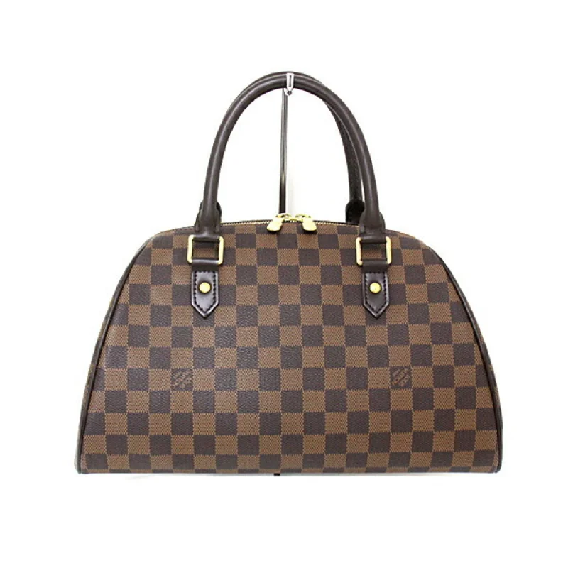 Best bags for photographersLouis Vuitton Rivera MM N41434 Handbag Damier Ebene CA3088 Brown Red