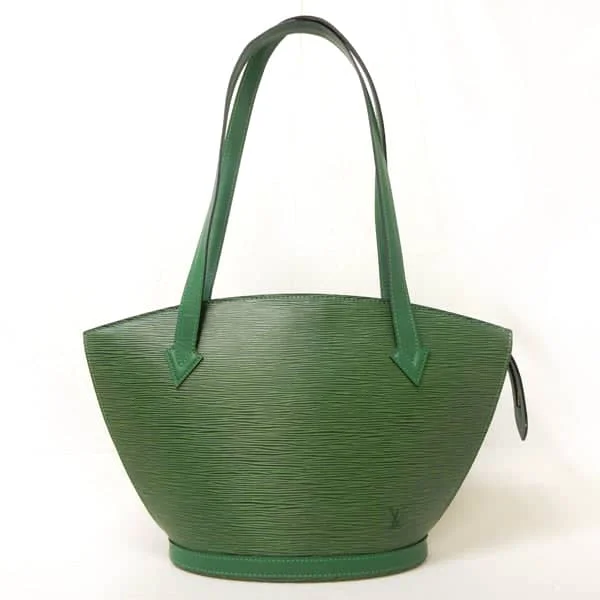 Designer bags with top handlesLouis Vuitton Saint Jacques PM Long Strap Green Epi