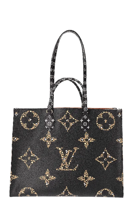 Eco-friendly tote bags for shoppingLOUIS VUITTON Onthego GM MNG Giant Jungle