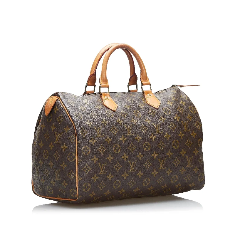 High-quality leather messenger bagsLouis Vuitton Monogram Speedy 35 (4qbByt)