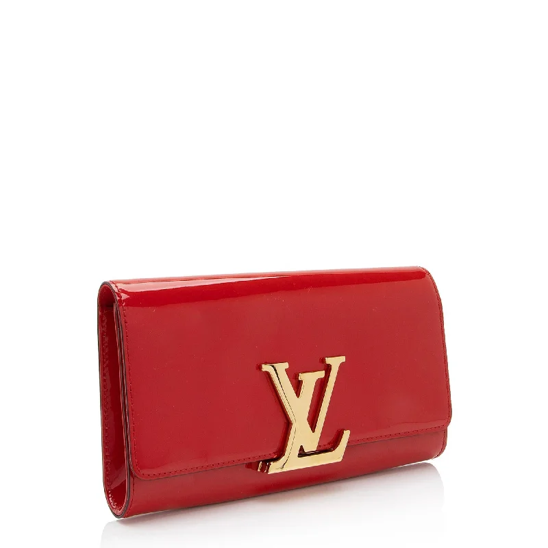 Large capacity travel bagsLouis Vuitton Patent Leather Louise Clutch (SHF-5GHpKI)