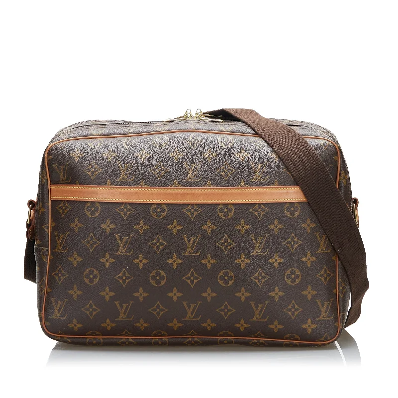 Luxury bags with exotic skinsLouis Vuitton Reporter GM Monogram Canvas