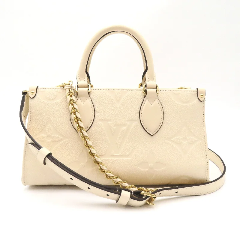 Mini bags for evening outLouis Vuitton On The Go EW 2w Shoulder Bag 2way Shoulder Bag Leather Monogram Implant  Ivory M23698