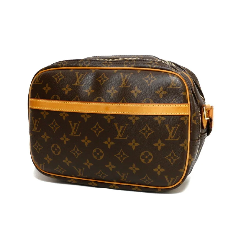 Sustainable fashion bagsLOUIS VUITTON Shoulder Bag Monogram Reporter PM Brown Women's Leather