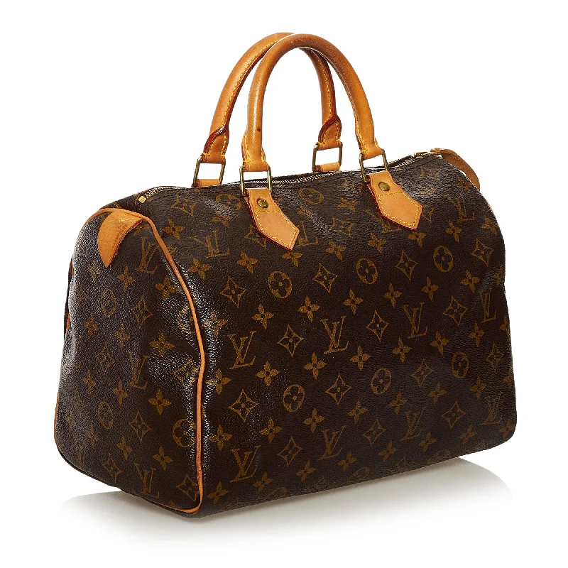 Luxury bags with chain strapsLouis Vuitton Monogram Speedy 30 36336)