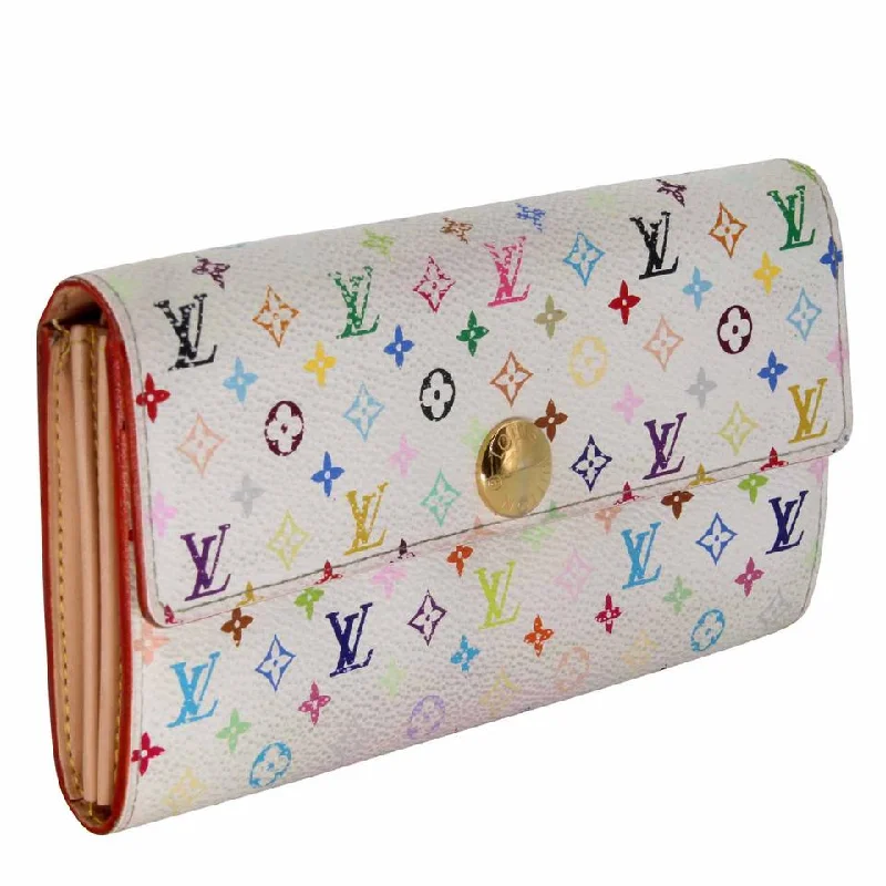 Affordable designer bag dupesLouis Vuitton Sarah Multicolore Monogram Canvas Wallet LV-0213N-0027