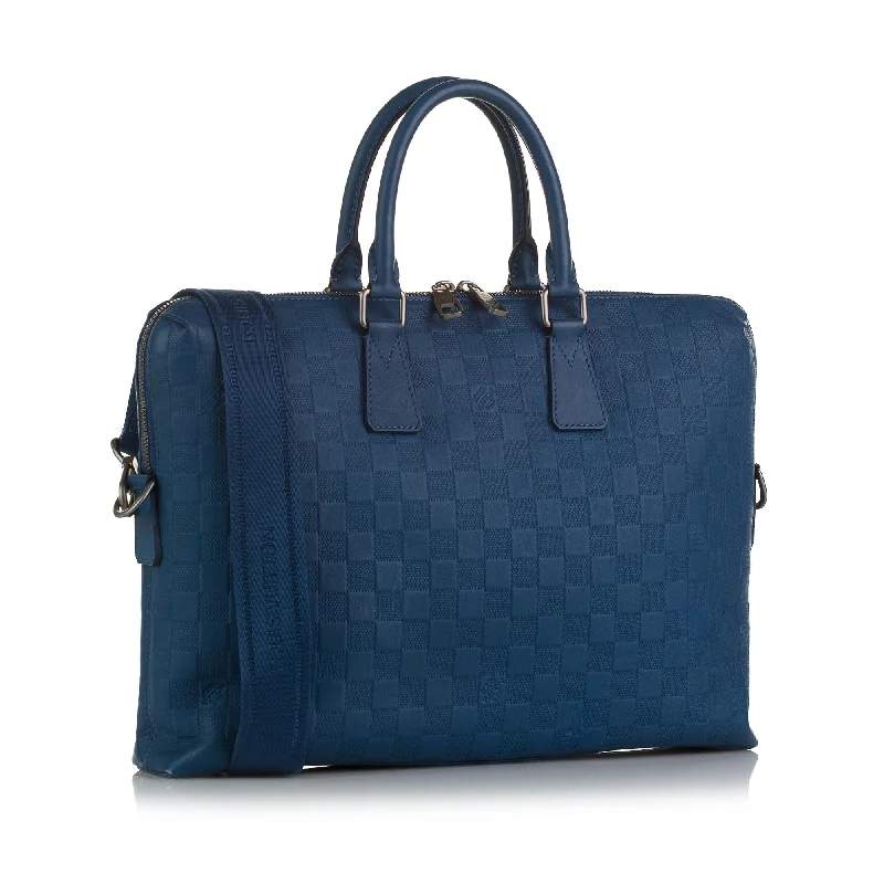 Mini bags for evening outLouis Vuitton Porte-Documents Jour Blue Damier Infini