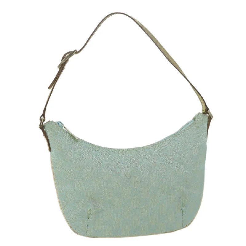 High-quality leather messenger bagsGUCCI GG Canvas Shoulder Bag Light Blue 005 0813 64527