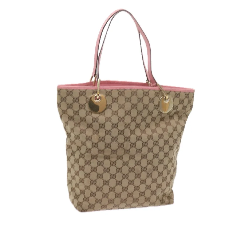 Designer bags for womenGUCCI GG Canvas Tote Bag Beige 120836 bs10424