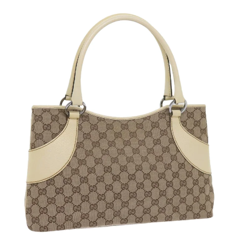 Designer bags for womenGUCCI GG Canvas Tote Bag Beige 113015 61839