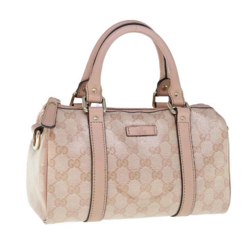 Eco-friendly tote bags for shoppingGUCCI GG Supreme Mini Boston Bag Pink 193604 am5546