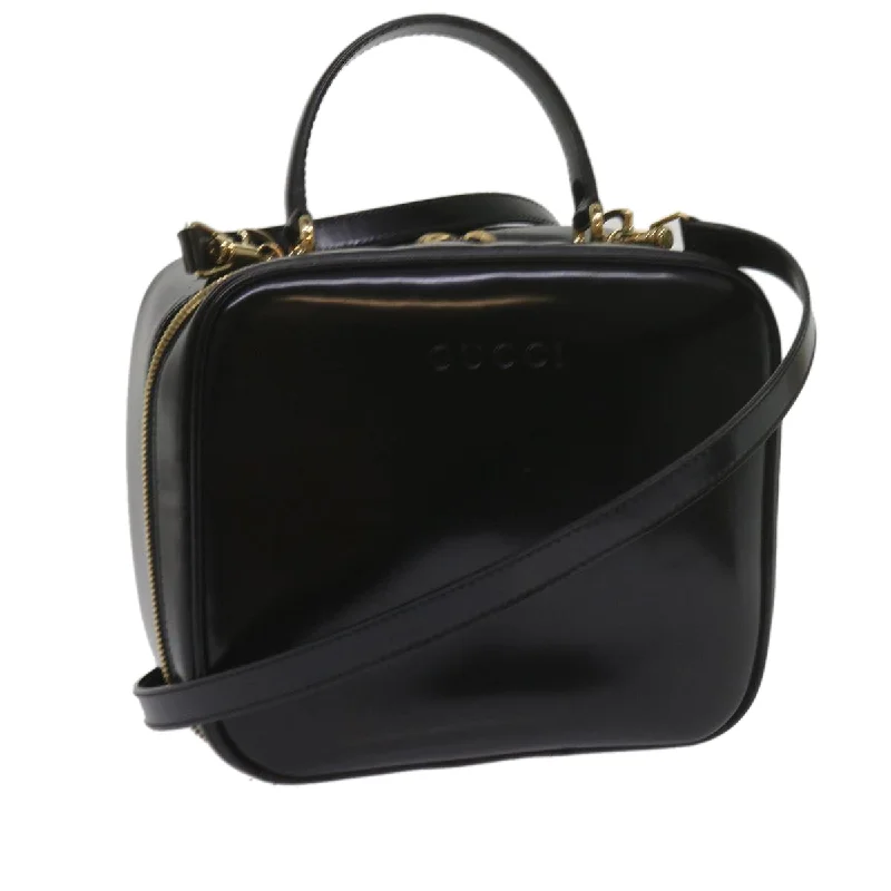 Affordable leather bagsGUCCI Bamboo Vanity Cosmetic Pouch Patent leather Black 000 2040 0323 61015