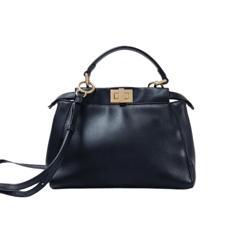 Sustainable fashion bagsPeekaboo Mini in Black with GHW