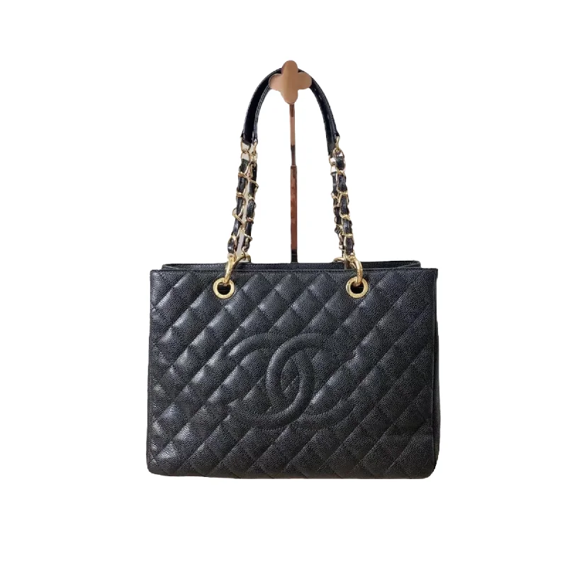 Designer bags with gold hardwareGST Caviar Black GHW