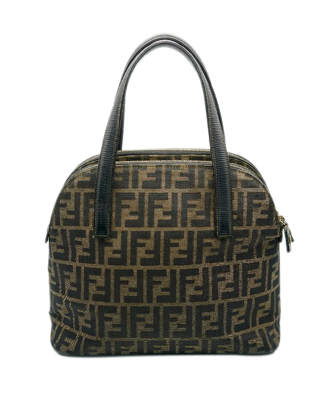 Designer bags with top handlesFendi canvas tote bag AVC1068