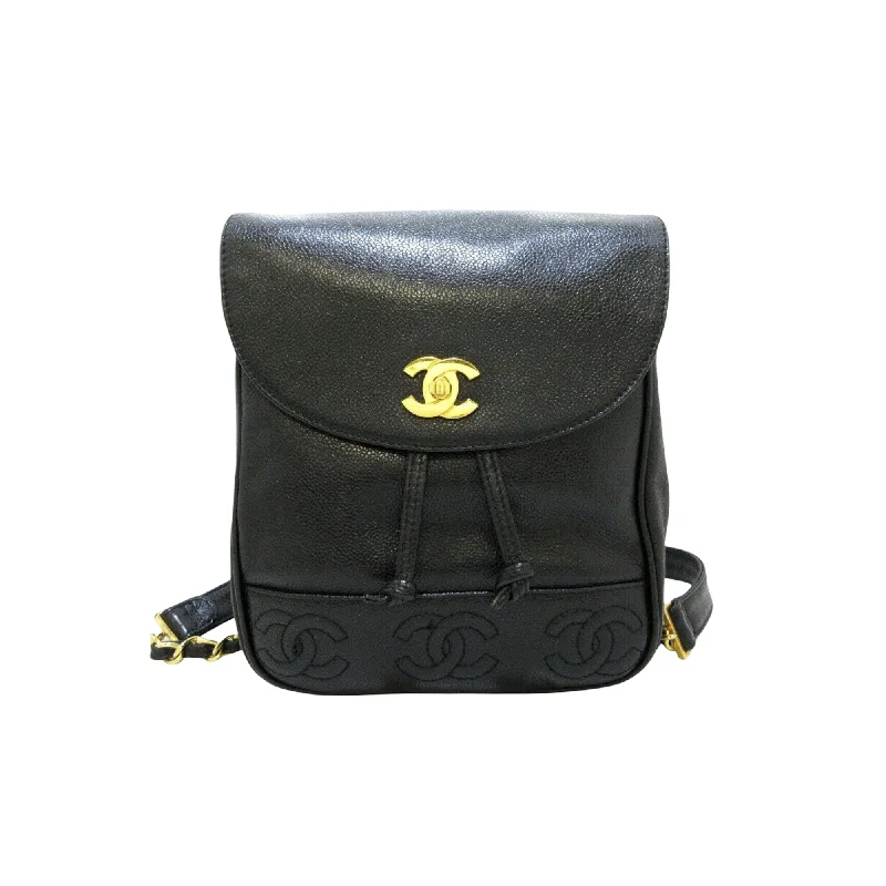 Designer bags for womenVintage CC Backpack Caviar Black GHW