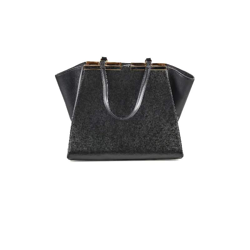 Affordable luxury bags Fendi 3 Jours Tote Black