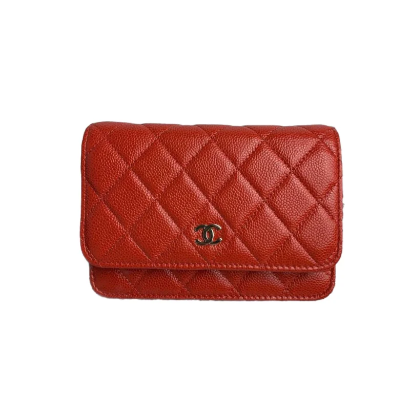 Affordable designer bag dupesWOC Mini Red Leather SHW