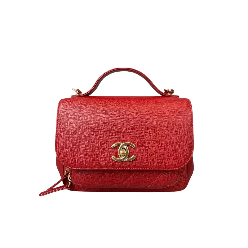 Best-selling designer bags 2025Small Business Affinity Flap Caviar Red GHW