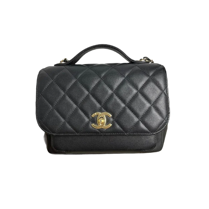 Luxury brand bags on saleBusiness Affinity Flap Black Quilted Caviar Leather GHW