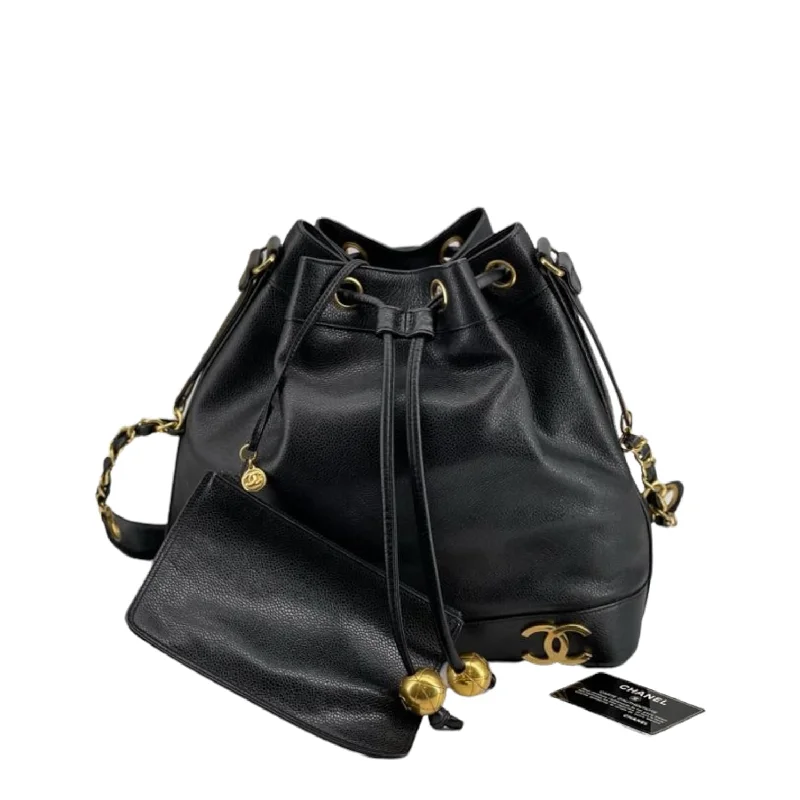 Designer bags with gold hardwareTriple CC Bucket Bag GHW