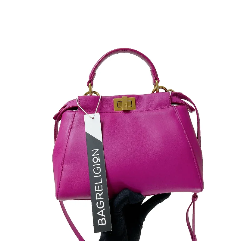 Trendy bucket bags for summerPeekaboo Mini in Pink with GHW