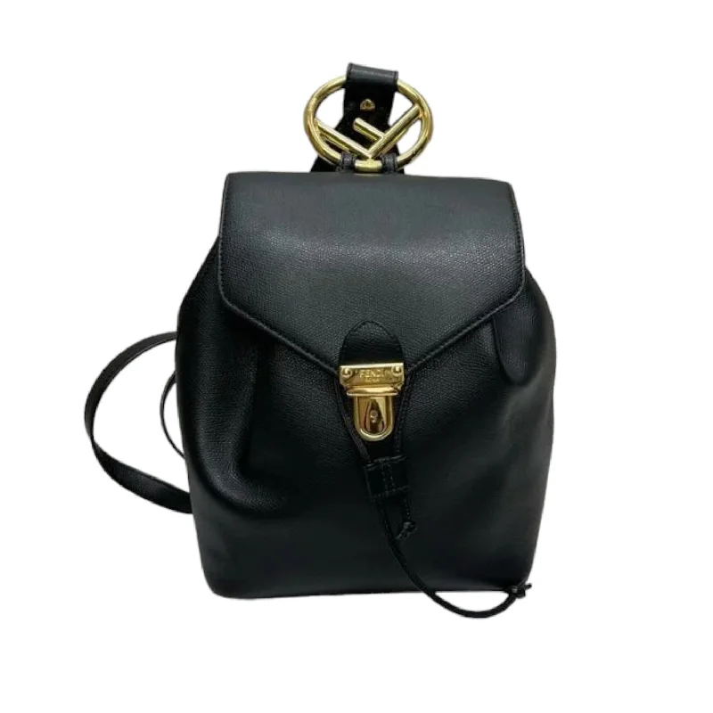 Crossbody bags for everyday useFendi F is Fendi Drawstring Backpack Vitello Cruise Black GHW