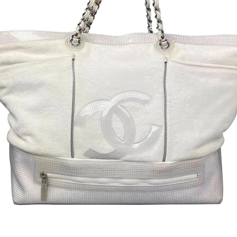 Trendy bucket bags for summerCC Cotton Tote Bag White