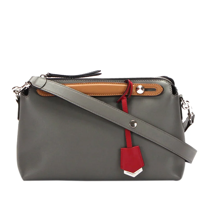 Affordable luxury bags Fendi By The Way Leather Satchel Gray