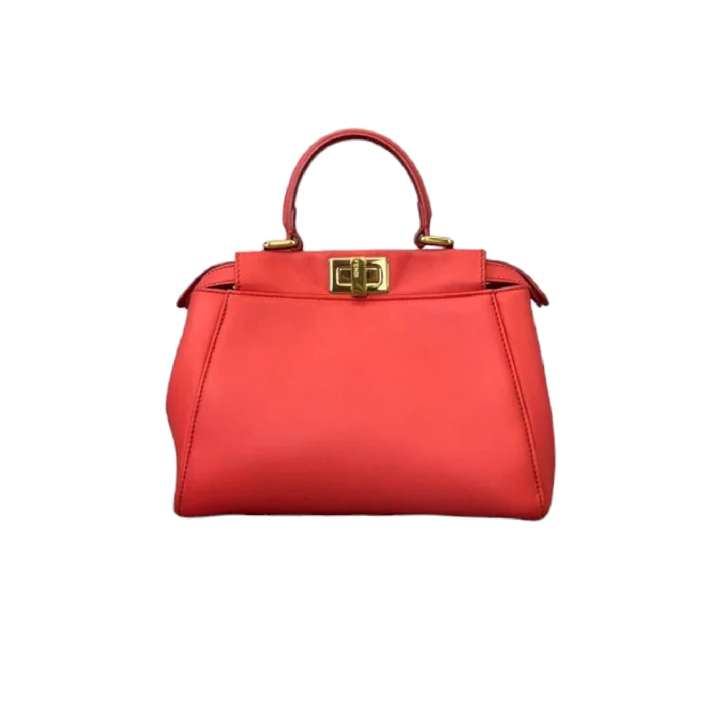 Luxury bags with exotic skinsMini Peekaboo Coral Red GHW