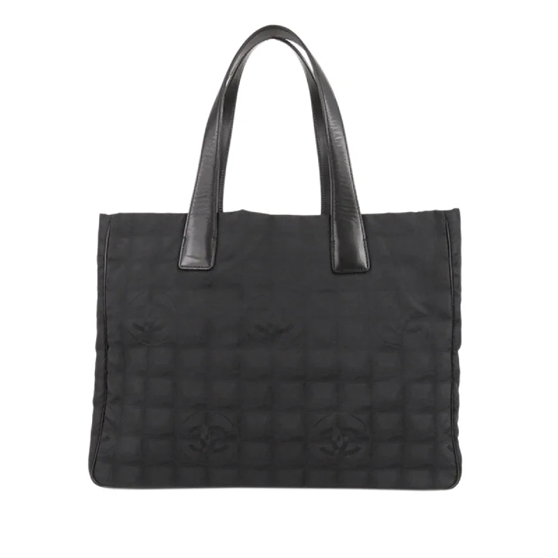 Affordable leather bagsChanel New Travel Line Nylon Tote Bag Black