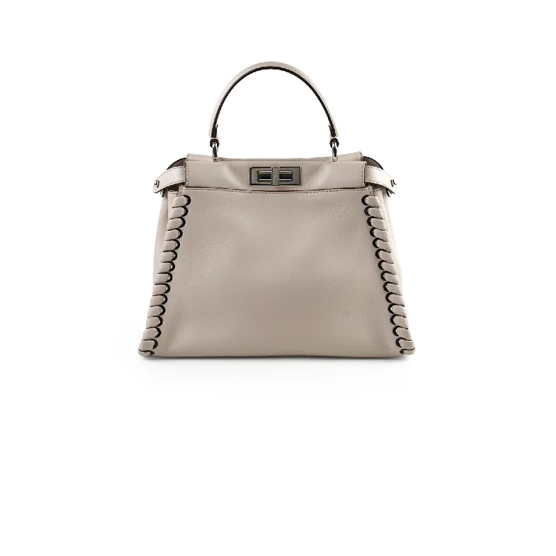 Best bags for weekend getawaysFendi Peekaboo Calfskin Medium Two-way Grey