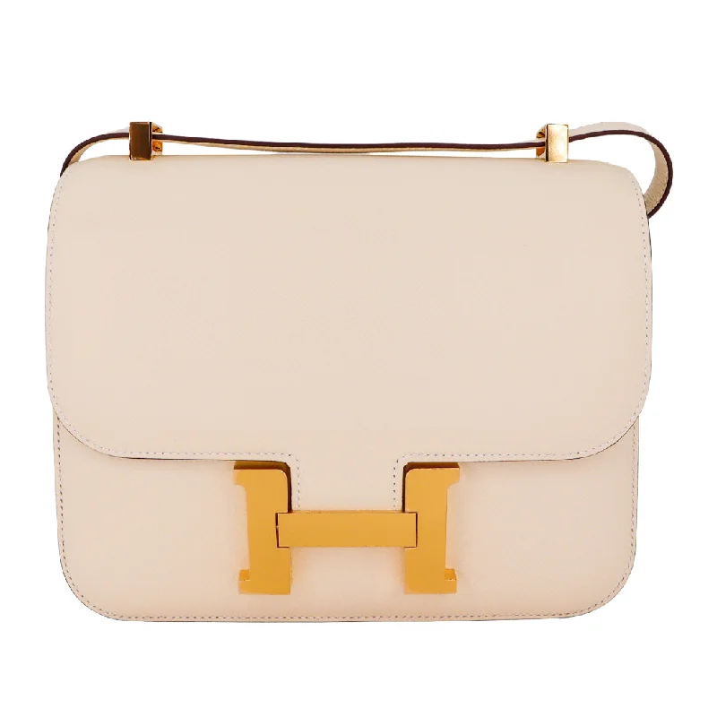 Mini bags for evening outHermès 24cm Constance Nata Epsom Leather Gold Hardware