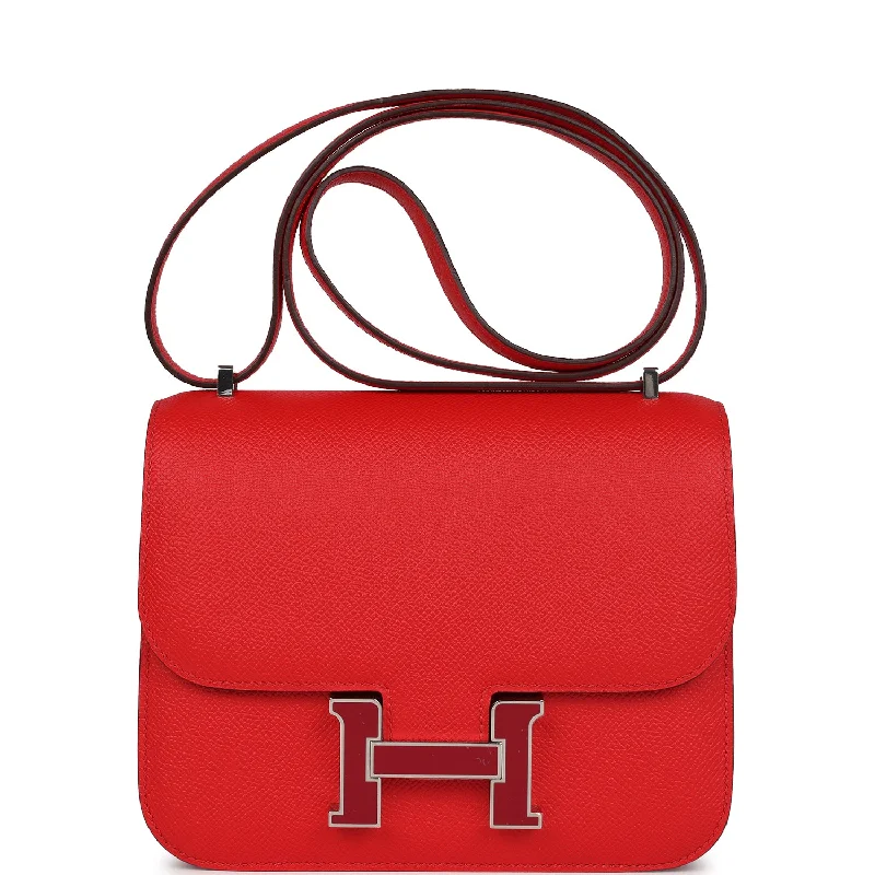 Luxury brand bags on saleHermes Constance 18 Rouge De Coeur Epsom Lacquered Palladium Hardware