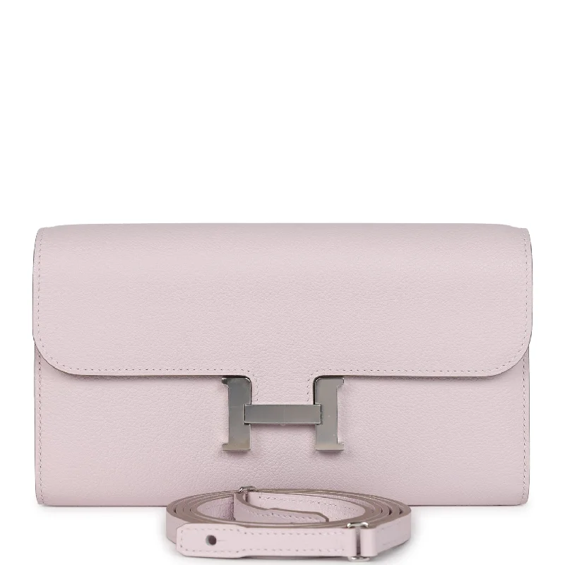 Best bags for photographersHermes Constance Wallet To Go Mauve Pale Evercolor Palladium Hardware