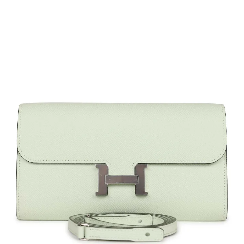 Affordable designer bag dupesHermes Constance Wallet To Go Vert Fizz Epsom Palladium Hardware