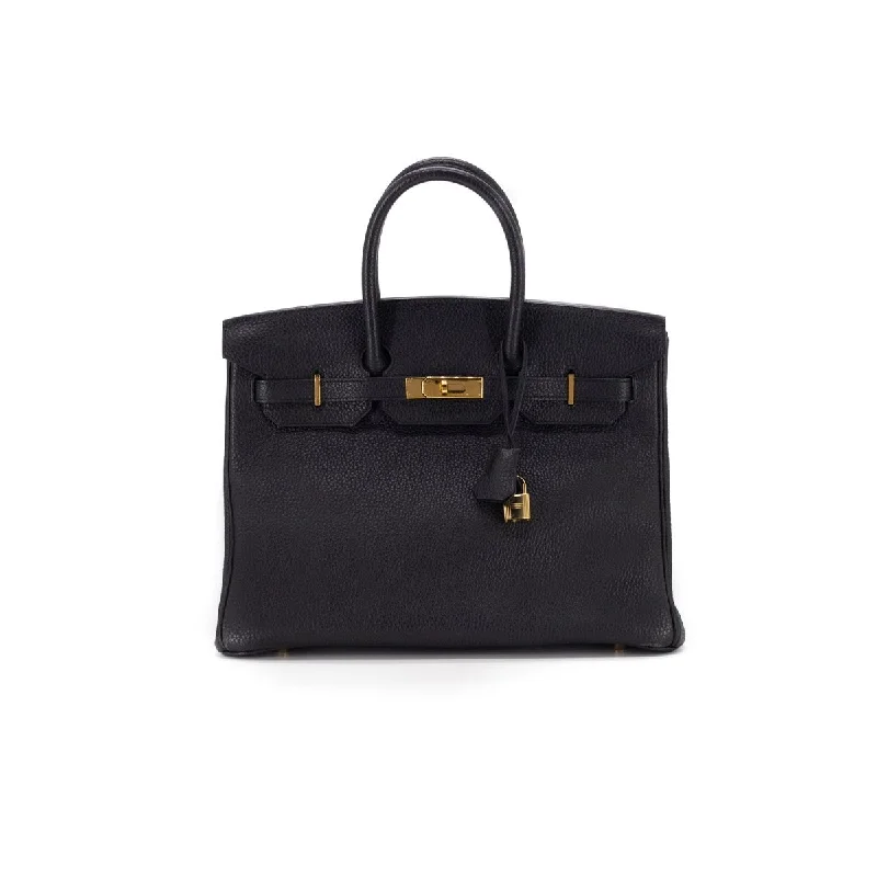 Luxury bags with exotic skinsHermes Birkin 35 Togo Black - [B] Stamp